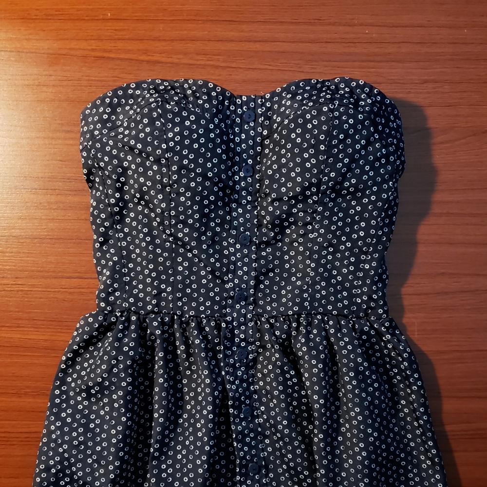 Gap Strapless Navy Blue Dress